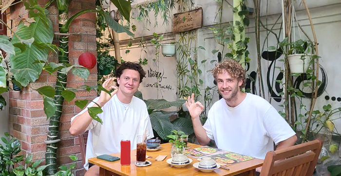 Vegan restaurant for tourists in District 1 Ho Chi Minh City