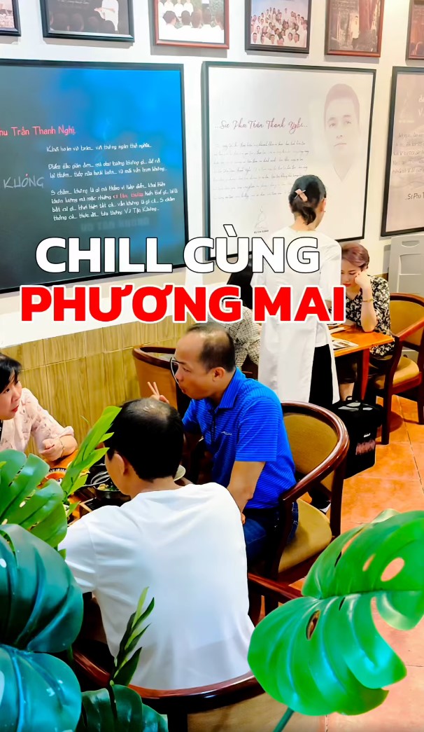 cảnh quan và không gian yên tĩnh của Nhà hàng chay Phương Mai tại Quận 1, TP.HCM