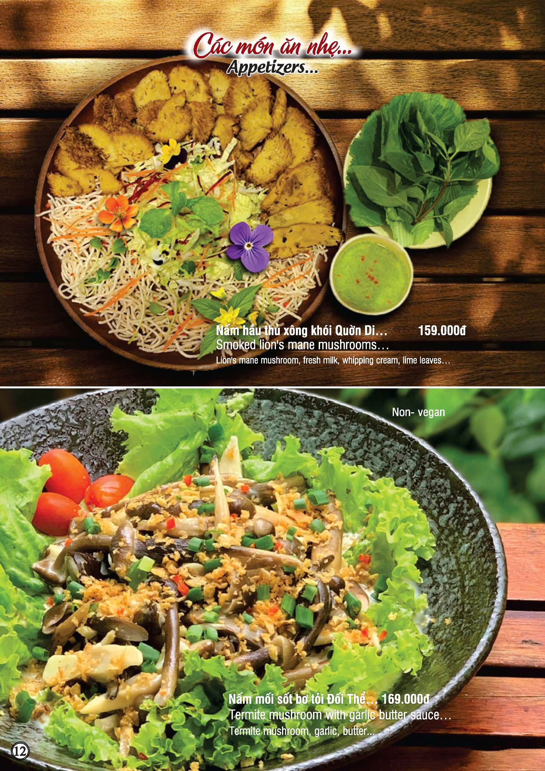 Hình ảnh các món ăn nhẹ chay tại Nhà hàng chay Phương Mai kèm thông tin chi tiết và giá món