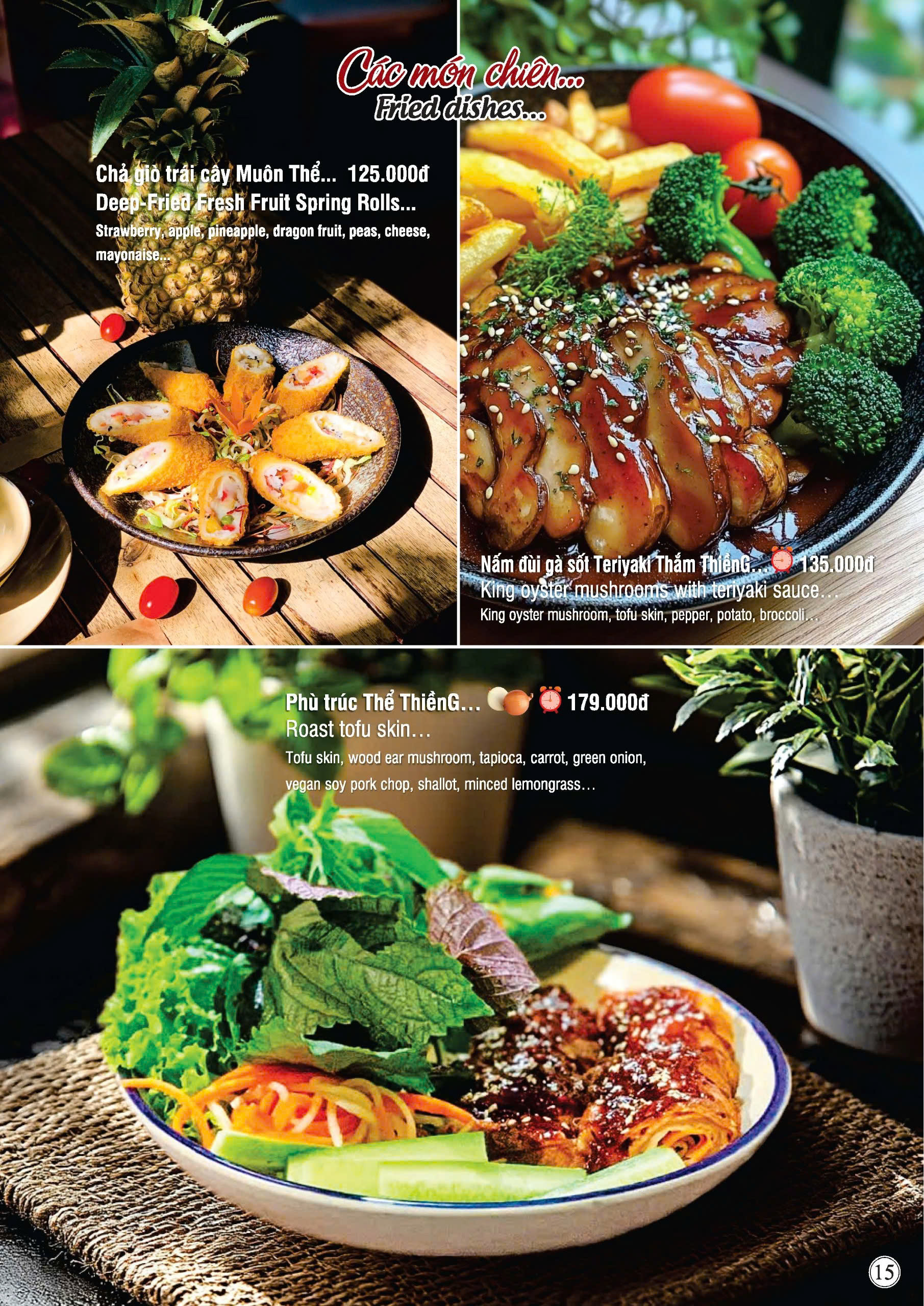 Menu món chiên chay ngon tại Nhà hàng chay Phương Mai – lựa chọn cho gia đình và nhóm bạn